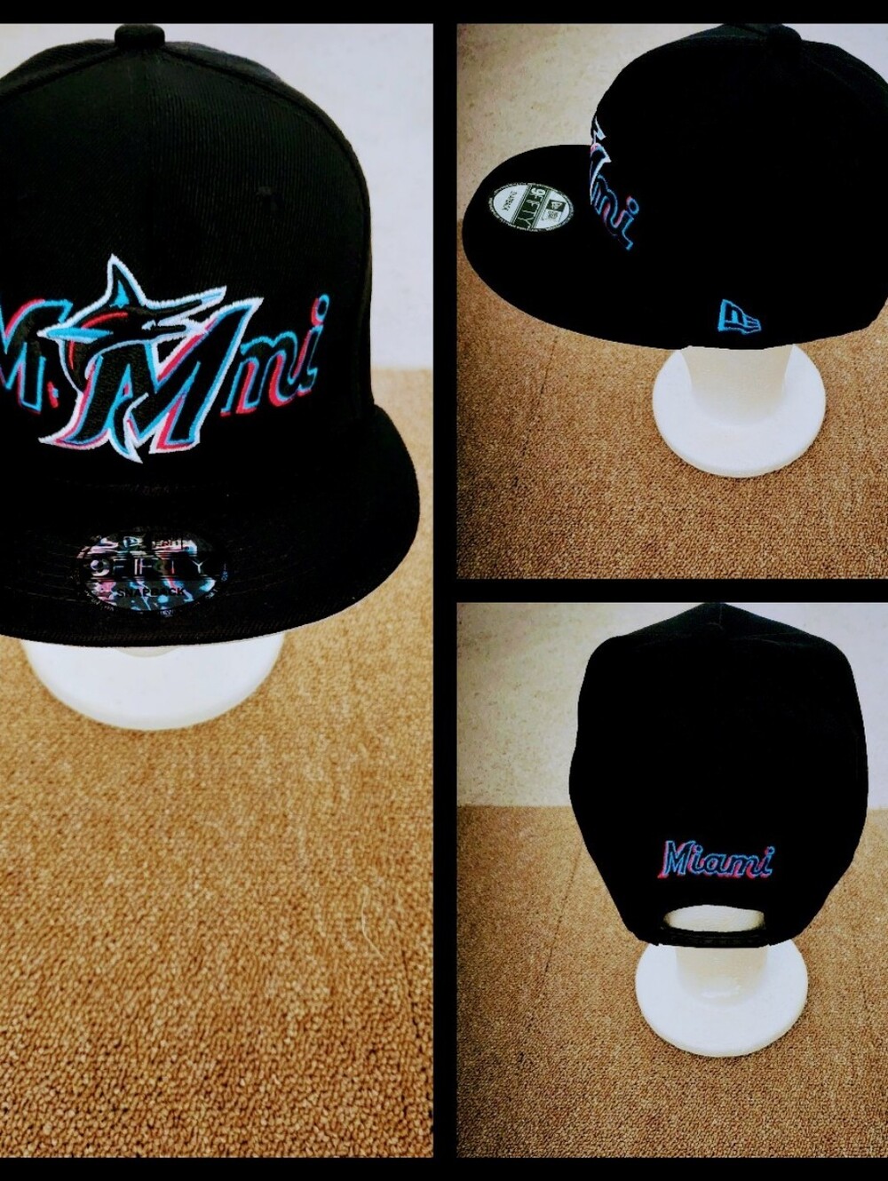 MIAMI MARLINS MLB BASEBALL SNAPBACK HAT.